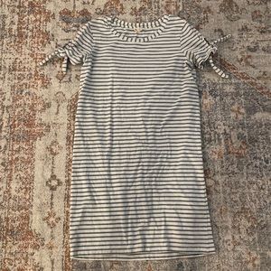 Blue & white tshirt dress